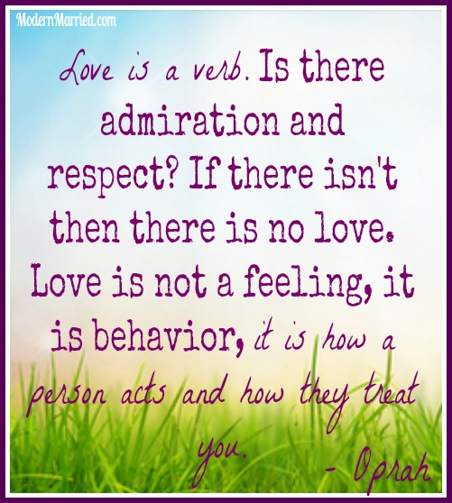 Oprah Winfrey Quote Love Is A Verb