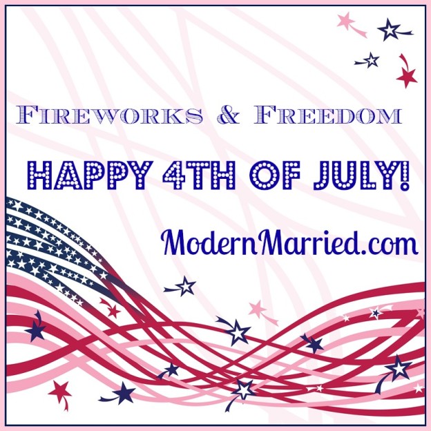 happy 4th of july from modern married.com
