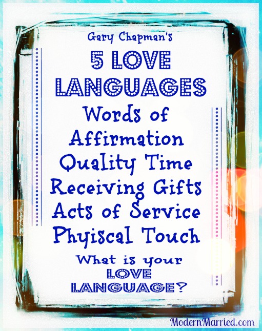 gary chapman's 5 love languages, www.modernmarried.com
